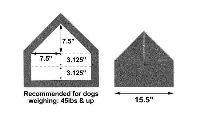 Over Collar Pet Bandana Template and Window (Large)